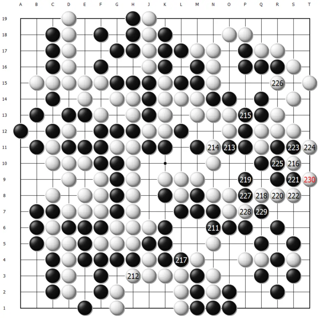 十余枚劫材, 若白棋简单, AA 十余枚劫材, 若白棋简单, AA
